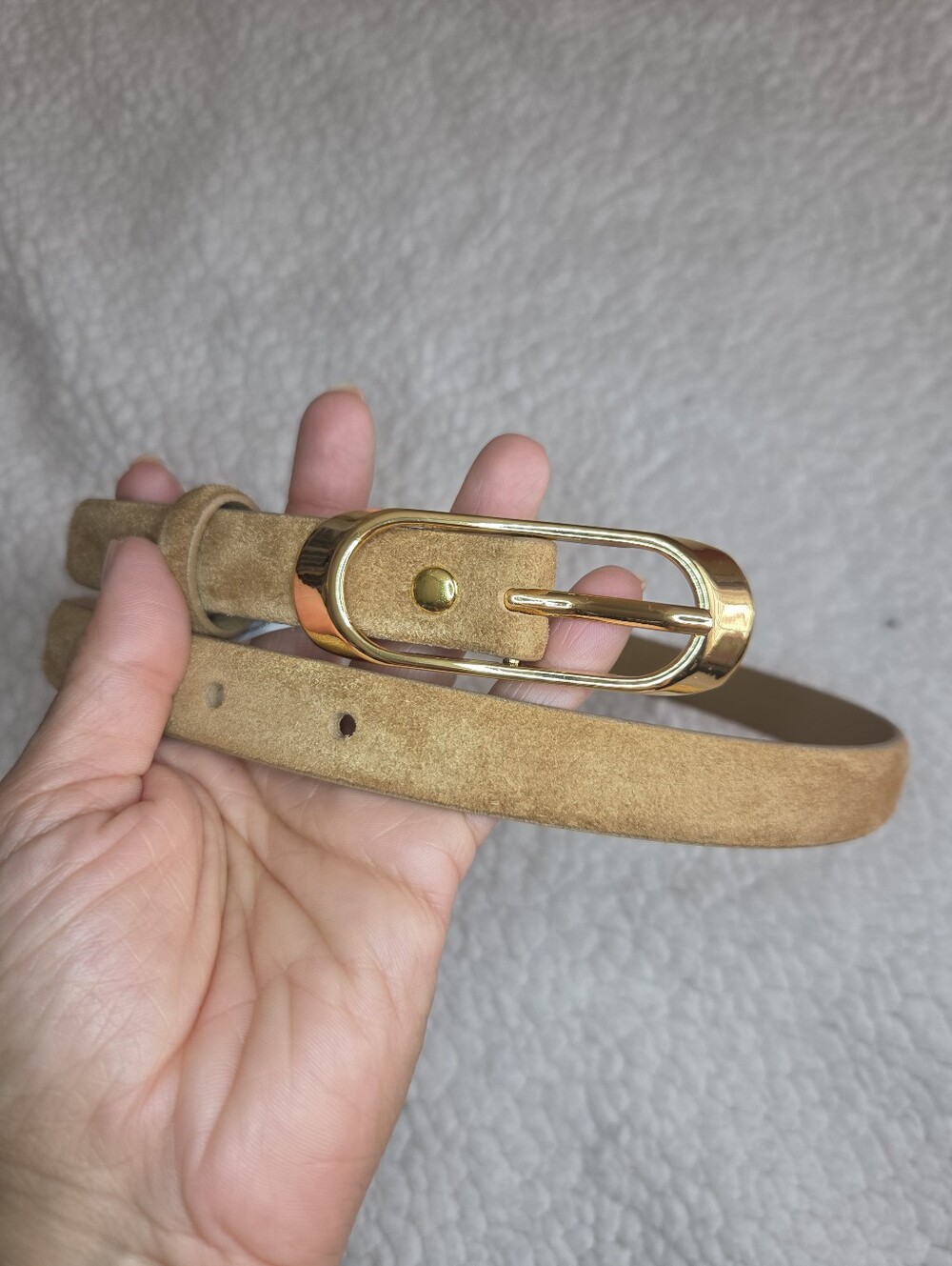 JCrew Oval Buckle Skinny Belt XS - Picture 3 of 6